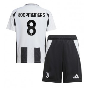 Billiga Juventus Teun Koopmeiners #8 Hemmatröja Barn 2024-25 Kortärmad (+ Korta byxor)